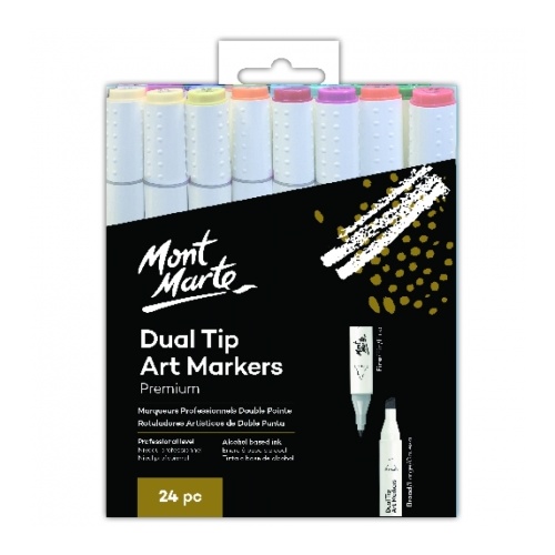 Dual Tip Alcohol Art Markers 24pc