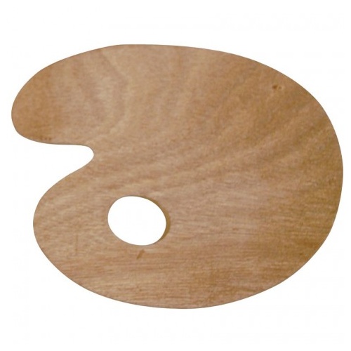 WOODEN PALETTE VARNISHED